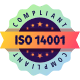 We operate to ISO 14001:2015 Safety Standards