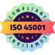 We operate to ISO 45001:2018 Standards