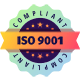 We operate to ISO 9001:2015 Quality Standards