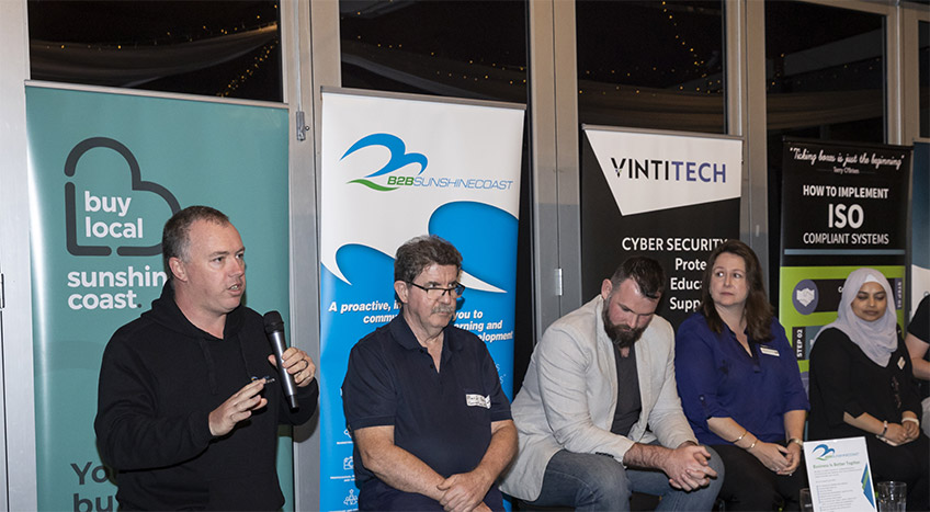 Neil McNulty - Cyber Security Panel Guest Speaker at recent Business Networking Event