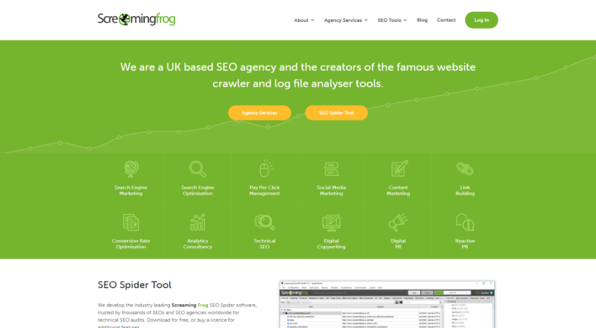 Screaming Frog Tool